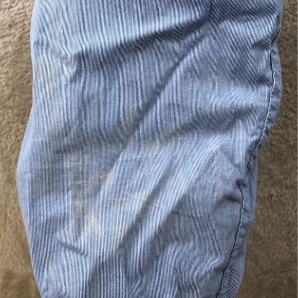 Abercrombie & Fitch Men Shirt Large Muscle Fit Button-Up Long Sleeve Blue Casual - Picture 7 of 16